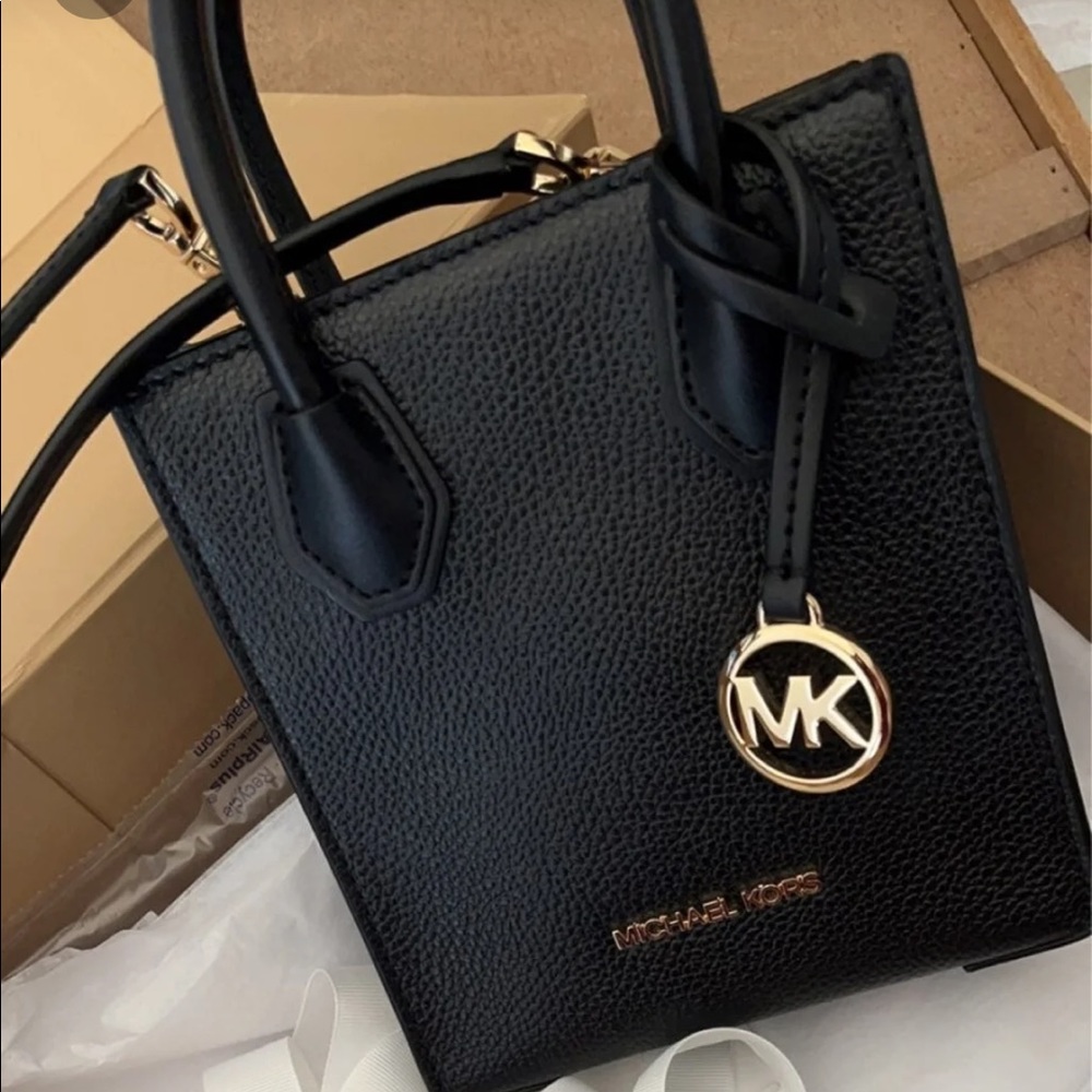 Michael Kors Mercer Black XS EXTRA SMALL Crossbody Bag